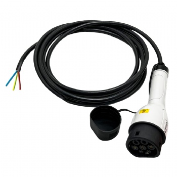 7KW 32A Type2 EV Charger Cable with Type 2 Tethered Lead Plug